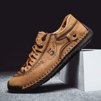 Zapatos Casuales Para Hombre En Cuero Mocasines De Alta Calidad Confortables Y Antideslizantes Para Exterior Clásicos De Tobillo - details 6