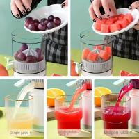 Eléctrico Exprimidor De Jugo Portátil Máquina De Batir Frutas USB Recargable Exprimidor Automático De Limón Zumo Fresco Batidora De Shakes - details 6
