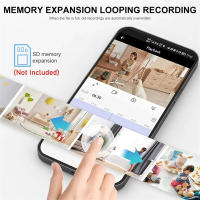Cámara De Seguridad Xiaomi A9 Mini Wifi HD 4K Monitorización Remota Para El Hogar Interior Sin Almacenamiento Integrado Soporte Para Tarjeta MicroSD / TF - details 4