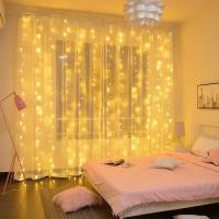 Luz De Encaje LED Para Cortina 6M 8 Modos Decoración De Año Nuevo Fiesta Navidad Boda Y Hogar Guirnalda De Farolillos Navideños - details 22