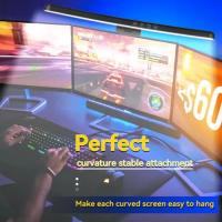 Lámpara De Escritorio LED RGB Ajustable Para Monitor Luz De Pantalla Para PC Hogar Dormitorio Estudio Oficina Con Barra Colgante - details 1