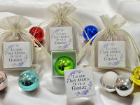 Lote de 10 Bálsamos de Labios con Aroma a Vainilla en caja de Regalo y Tarjeta de Agradecimiento en bolsa de regalo - Detalles para Invitados de Boda, Comunión, Bautizo, Cumpleaños, Aniversarios - Regalos para Mujer - details 2