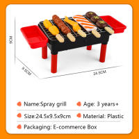 Juego De Barbacoa Para Niños Con Spray Luz Y Sonido Juguete De Cocina Pretendida Educativo Regalos De Navidad Para Niños De 3 a 12 Años - details 9