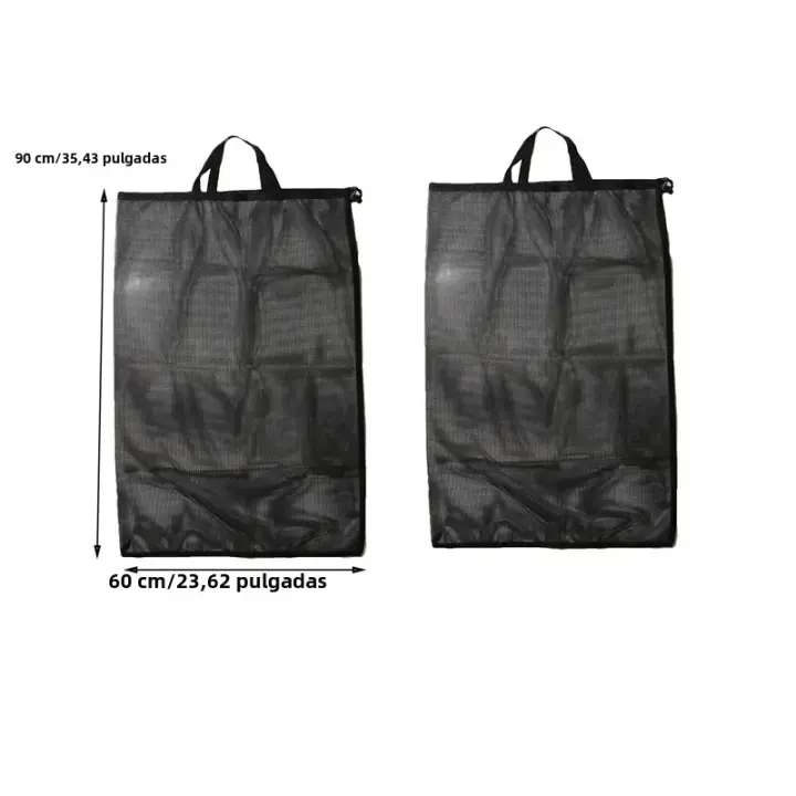Bolsa Deportiva Grande De Malla Para Almacenar Ropa Con Cordón Para Baloncesto Voleibol Béisbol Natación Equipamiento Pack De Bolsas - 1