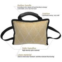 Juguete Interactivo Para Morder De Lino Para Perros Medianos Y Grandes Almohadilla De Masticar Dura Para Ejercicios De Agarre - details 4