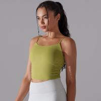Top De Yoga Para Mujer Fitness Deportivo Push up Cómodo Reversible Brocado Top De Deporte Crop Top Para Gimnasio Y Running - details 47