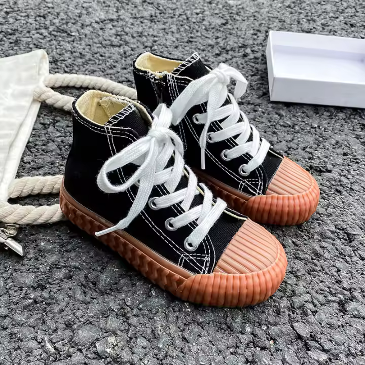 Zapatos De Lona Para Niños Y Niñas Opoee 2153 Primavera/Otoño Sonrisa Transpirables Veraniegos Veraniegos Veraniegos - 1