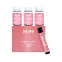 Chic & Love Wellness Tratamiento de choque para la piel  1 Caja 20 Viales Bebibles + 3 Botes de Gummies Radiant Skin - details 0