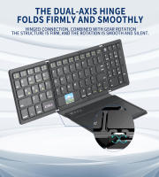 Teclado Inalámbrico Multi-Aplicativo JOMAA Con Gran Touchpad Y Teclado Numérico Plegable Portátil Para Laptop iPad 82 Teclas Estilo Estándar Bluetooth - details 3