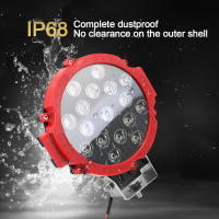 Faros De Trabajo LED Brillantes 51W 7 Pulgadas Para Camiones Jeep Hummer Accesorios Automotrices Spot De Luz Para 4x4 off Road - details 0