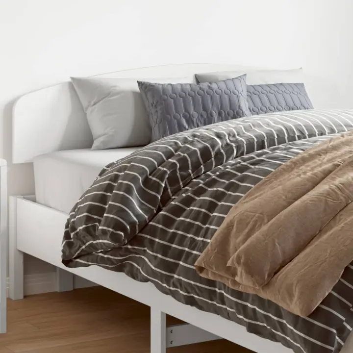 vidaXL Cabecero de cama madera maciza de pino blanco 150 cm - 1