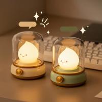 Lámpara De Aceite Retro Con Ambiente Cartoon Luz De Noche Ajustable Para Escritorio Habitación Sala De Estar Iluminación Candelabro - details 1
