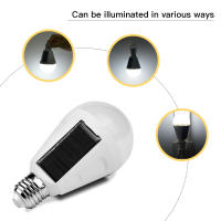 Bulbo LED Solar Recargable 7W/12W E27 Luz Exterior Impermeable Para Camping Y Jardín Lámpara Portátil Con Célula Solar LiBatería - details 3