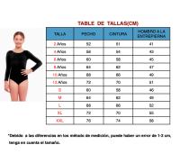 Traje de baile de Ballet  para niñas mujeres, mango largo y cuello redondo, leotardo de gimnasia para niños, Ropa de baile - details 0