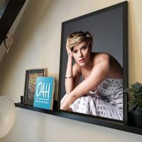 Póster HD De Scarlett Johansson Famosa Arte Para Decoración De Paredes Para Sala De Estar Hotel Barra De Café Material Papel Estilo Moderno - details 12