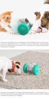 Juguete Interactivo Para Perros Y Gatos Alimento Lento Dispensador Entrenamiento Supplies Juguetes De Agua Para Mascotas - details 2