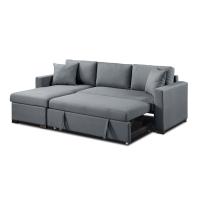 Venprodin - Sofá Cama Esquinero De 3 Plazas Chaise Loung 1970X1160X470 Gris - details 0