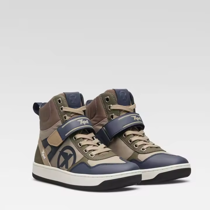 Botas moto XPD Moto Pro Sneakers Beige - 1