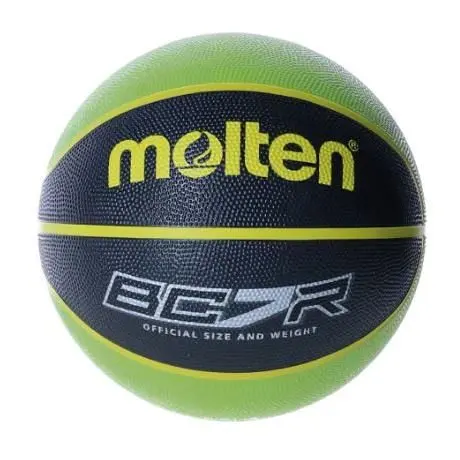 Balón Baloncesto Molten BC7R2-KB Verde Negro Talla 7 - 1