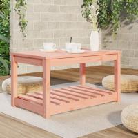 vidaXL Mesa de jardín madera maciza de 82,5x50,5x45 cm en color Pino gris/Pino natural/Pino negro y más | estructura resistente ideal para salón dormitorio o estudio - details 3