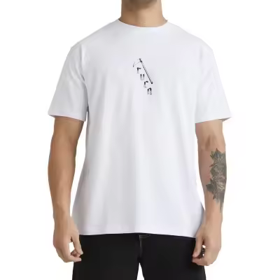 Camiseta RVCA Lynes Scythe Ss Tee Blanca White UVYZT00797-WHT - 1