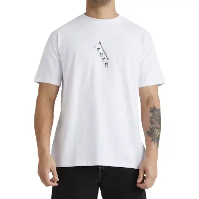 Camiseta RVCA Lynes Scythe Ss Tee Blanca White UVYZT00797-WHT - 1