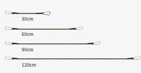 Cordón Elástico De Bungee De Gruesa 30-120cm Para Autoheberden Tiras De Cuerda Con Ganchos Para Kayak Ciclismo Equipaje Accesorios De Camping - details 0