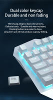 Teclado Mecánico AULA F2009 Con Switches Verde Layout Alto Y Bajo Panel De Metal Gaming Teclado Completo Hotswap - details 7