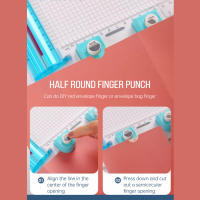 KW-trio 13095 Trimmer De Papel Herramienta De Marcado 7 En 1 Cortadora De Papel Para Manualidades Y Scrapbooking Con Hojas De Corte Y Marcado - details 1
