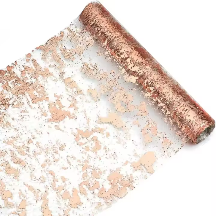 Corredor De Mesa Plateado Metálico Con Lentejuelas Roll De Malla Fina Para Fiesta Boda Navidad Cumpleaños Decoraciones - 1