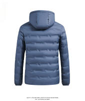 Chaqueta De Pato Acolchada Exterior Para Hombre Casual Con Capucha Impermeable Y Respirable Para Otoño E Invierno Cálida Y Ligera - details 7