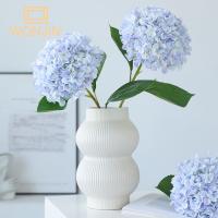 Nueva Simulación De Seda De Gran Tamaño Flor De Hydrangea Estilo Europeo Decoración Para El Hogar Y Boda Arreglo De Piso - details 3