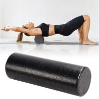 Palo De Yoga De Espuma EPP Sólido Para Relajación Muscular Y Fitness Rodillo De Masaje Brillante Negro 30/45cm - details 1