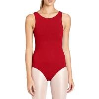 Maillot de Danza Ballet Gimnasia sin Mangas con Correa Ancha, Leotardo Clásico Mujer de Cuello Redondo - details 7