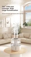 Humidificador USB De Gran Capacidad 6.8L Doble Rociador Para Casa Dormitorio Oficina Habitación Con Pequeño Luz Nocturna - details 9