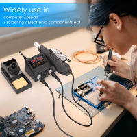 8898 2 in 1 Electric Soldering Iron Heat Gun Digital Display Welding Station Welding Maintenance Tool Combination Solder Iron Tools - details 8