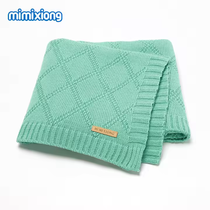 Mantas de Algodón para Bebe, Súper suave, para recién nasido, Niño y Niña, cubierta para cochecito de Guardia, edredones de 90x70cm, Esteras para jugar al Aire Libre para niños Pequeños - 1