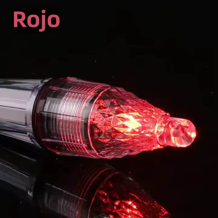 Luz De Pesca Profunda Multi Color LED 12CM Atracción De Pez Indicador Bajo Agua 1/2/3/4/5Pcs Lure Dropshipping Luz Submarina Auto-contenida IP65 - 1
