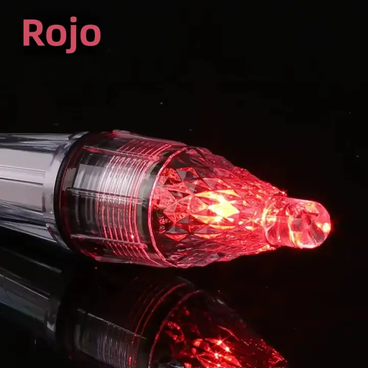 Luz De Pesca Profunda Multi Color LED 12CM Atracción De Pez Indicador Bajo Agua 1/2/3/4/5Pcs Lure Dropshipping Luz Submarina Auto-contenida IP65 - 1