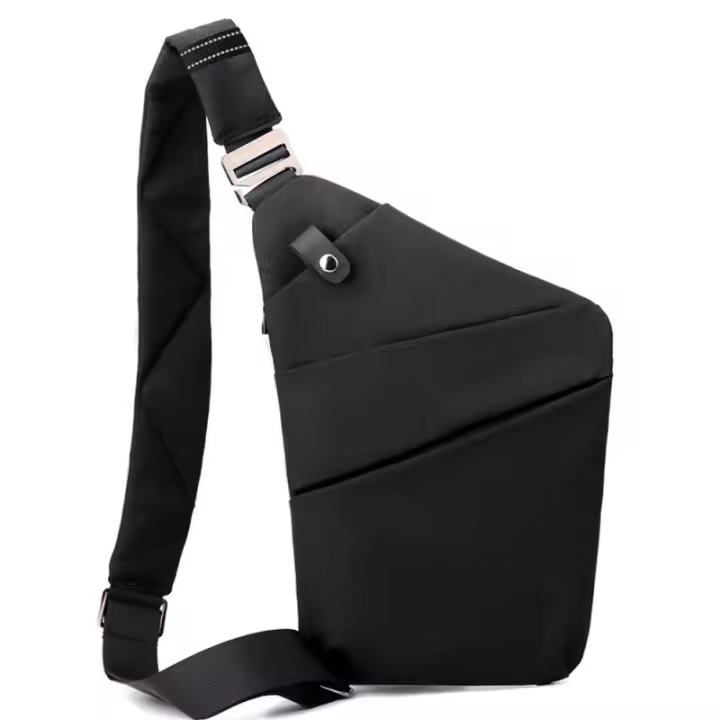 Bolsa De Pecho Multifuncional Para Hombres Y Mujeres Ligera De Viaje Sling Exterior Moda Casual Negocios Izquierda/Derecha - 1