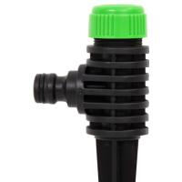 vidaXL Aspersores giratorios 6 uds verde negro 3x6x19,5 cm ABS&PP - details 4