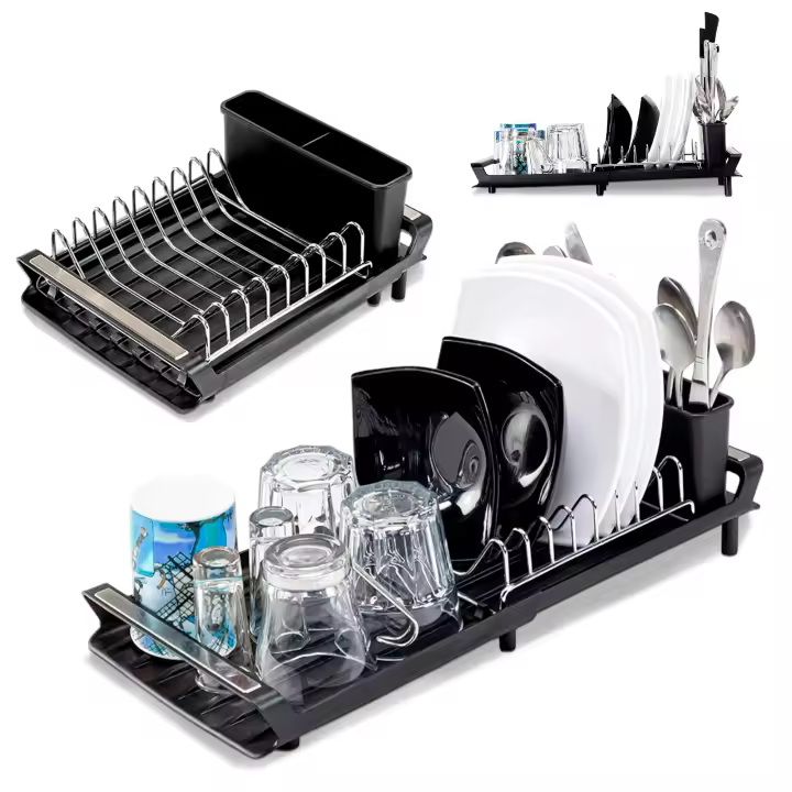 Escurreplatos Sobre Fregadero Extensible JUPPLIES - Escurridor de Platos Plegable - 1
