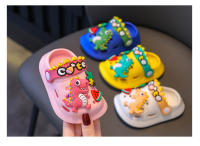 Sandalias De Verano Para Niños Y Niñas Con Diseño De Dinosaurio Antideslizantes Y Transpirables Zapatillas De Interior Y Playa - details 1