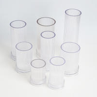 Molde De Vela Cilíndrica Para DIY Con Rayas Plástico Duradero Y Fácil De Librar Para La Fabricación De Velas De Forma Cilíndrica Y Topo Plano - details 8
