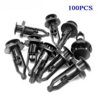 50/100 Pcs Clips De Plástico Para Automóvil Tipo Empuñadura Fijación Para Tapa Trasera Y Parachoques Compatible Con Toyota 52161-160 - details 1