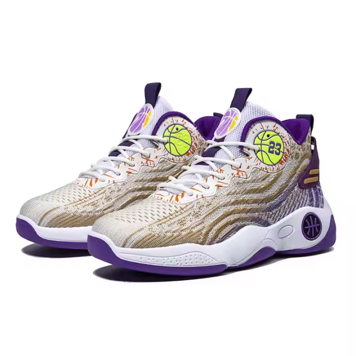 Zapatos De Baloncesto Para Hombre Antideslizantes Confort Transpirables Zapatillas Deportivas Casuales Para Entrenamiento Y Fitness - 1