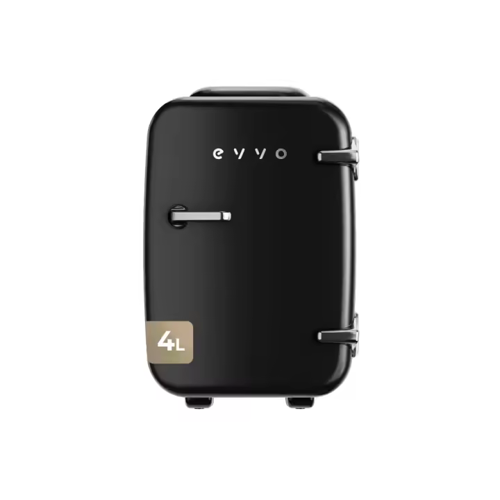 Mini Nevera EVVO F4 Retro con Sistema de Refrigeración y Ahorro de Energía, 4 L - 1