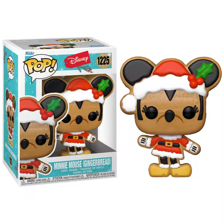 FUNKO POP! DISNEY HOLIDAY - MINNIE DE JENGIBRE, 64327, Nº1225, TIENDA CON LICENCIA OFICIAL - 1