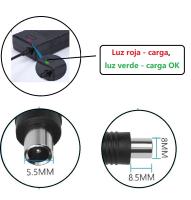 FGNS. Cargador 42V 2A para Patinete Electrico Xiao-mi, Youin,,Ninebot... para Xiaomi M365, MI 3, 1s, Essential, Aovo Pro M365, ES80, ESMAX, ESMINI, S3 EW4 - Segway Ninebot ES1 ES2 ES3 ES4 E22 E25, Cargador para Batería 36V, - details 4