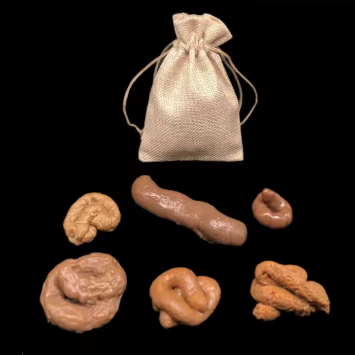 6Pcs Juguetes De Farsa Realista Para Fiesta De Piñata Con Bolsa De Cuerda Fakes De Hecho En China Material De Vidrio - 1
